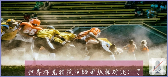 世界杯竞猜投注赔率纵横对比：了解背后的数据奥秘
